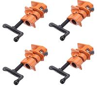 Y&Y Decor 4 PACK 3/4" Wood Gluing Pipe Clamp Set Heavy Duty PRO Woodworking Cast Iron