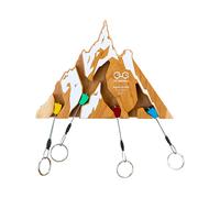 Y&Y Vertical - Accesorios para escalada - Key Holder Aiguille du Midi Edition de Madera - Marrón Marrón one size