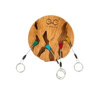 Y&Y Vertical - Accesorios para escalada - Key Holder Circle Cerisier de Madera - Rojo Rojo one size