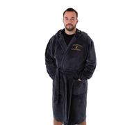 Y Yellowstone Albornoz con capucha azul para hombres Disfrute la comodidad Dutton Ranch programa de televisión estadounidense | Da rienda suelta a tu vaquero interior con este elegante abrigo salón