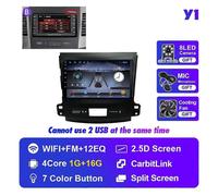 (Y1 1G 16G B)Car Radio for Mitsubishi Outlander Xl 2005-2012 for Citroen C-Crosser 2007-2013 Autoradio Audio Stereo 2din Multimedia