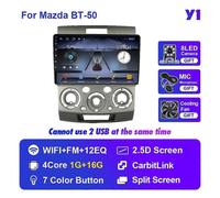 (Y1 1G 16G MAZ)Car Radio Multimedia Player For Ford Ranger 2 Everest 2 For Mazda BT-50 BT 50 2006-2011 Android Auto Navigation GPS Stereo Video