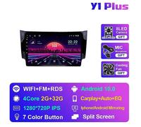 (Y1 Plus 2G 32G)Android 10 for Nissan Sylphy Sentra Pulsar NB17 Tiida C13R 2012-2017 Car Radio Autoradio Multimedia Player Navigation