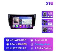 (Y10 4G 32G)Android 10 for Nissan Sylphy Sentra Pulsar NB17 Tiida C13R 2012-2017 Car Radio Autoradio Multimedia Player Navigation