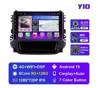 (Y10 8G 128G)Audio for Chevrolet Malibu 2012 2013 2014 2015 2 Din Car Radio Stereo Multimedia Player Android Auto Carplay Navigation