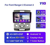 (Y10 8G 128G FO)Car Radio Multimedia Player For Ford Ranger 2 Everest 2 For Mazda BT-50 BT 50 2006-2011 Android Auto Navigation GPS Stereo Video