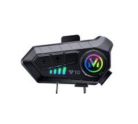 Y10 Casco de Motocicleta Auriculares Auriculares para Coche BateríA SúPer Larga DuracióN Impermeable Universal