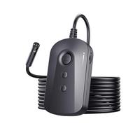 Y16 WiFi Cámara de endoscopio Cámara de Lente Dual HD1080P 4 Veces Zoom IP68 Borcope de Serpiente inalámbrico Impermeable(10m,8MM Dual Lens)