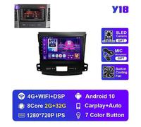 (Y18 2G 32G B)Car Radio for Mitsubishi Outlander Xl 2005-2012 for Citroen C-Crosser 2007-2013 Autoradio Audio Stereo 2din Multimedia