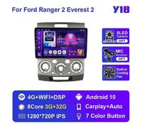 (Y18 3G 32G FO)Car Radio Multimedia Player For Ford Ranger 2 Everest 2 For Mazda BT-50 BT 50 2006-2011 Android Auto Navigation GPS Stereo Video
