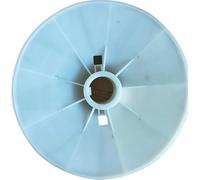 Y2-160-4.6.8 Aspa del ventilador del motor - 1 pieza, diámetro interior 43 mm, diámetro exterior 291 mm, pieza de repuesto
