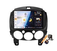 Y200s,YLOXFW Android 15.0 Coche Radio 2 DIN Estéreo para M-AZDA 2 2007-2014 GPS Sat Navi 9''Cartablet Multimedia Vídeo Reproductor BT FM Receptor con Carplay 4G 5G WiFi DSP SWC
