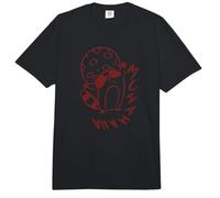 Y2K 90s Creepy Raccoon Evil Laugh Under The Moon Comfort Colors Adult Heavyweight T-Shirt