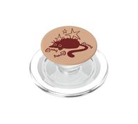 Y2K 90s Lazy Gato Gordito Tomcat por Fish Bones Stargazing PopSockets PopGrip para MagSafe