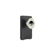 Y2K 90s Lazy Gordito Gato Tomcat en su Espalda por Fish Bones PopSockets PopWallet para MagSafe