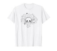 Y2K Accessoires Kawaii Baby Skeleton Face For Gothic Girls Camiseta