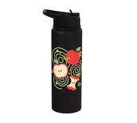 y2k Apple Kawaii Cute Vintage 90s Retro Summer Teen Stainless Steel Insulated Water Bottle