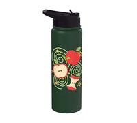 y2k Apple Kawaii Cute Vintage 90s Retro Summer Teen Stainless Steel Insulated Water Bottle