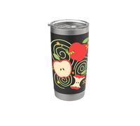 y2k Apple Kawaii Cute Vintage 90s Retro Summer Teen Vaso térmico de acero inoxidable de doble pared
