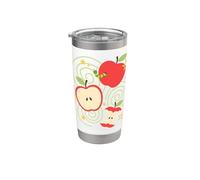 y2k Apple Kawaii Cute Vintage 90s Retro Summer Teen Vaso térmico de acero inoxidable de doble pared