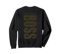 Y2K Backprint Moda Fitness Deporte Gimnasio Cardio Deportiva Sudadera