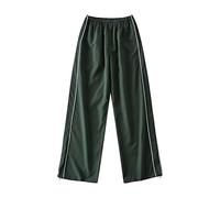 Y2K Baggy Hose Damen, Jogginghose Damen Extra Lang Streetwear Pants Mit Taschen Elegant Freizeithose Elastische Taille Cargohose Leichte Sporthose Sporthose Oversized Fit Sweatpants Fahrrad