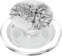 Y2K Barroco Rococó Gótico Cruz y ala Alt Grunge EMO PopSockets PopGrip para MagSafe