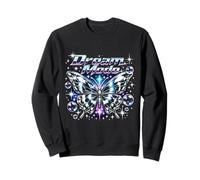 Y2K Butterfly Dream Mode Retro Estética Sudadera