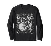 Y2K Cat Cute EMO 2000s Grunge Vintage Graphic Manga Larga