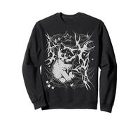 Y2K Cat Cute EMO 2000s Grunge Vintage Graphic Sudadera