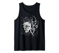 Y2K Cat Cute EMO Goth 90s 2000s Grunge Vintage Graphic Camiseta sin Mangas