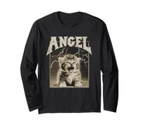 Y2K Cat Cute Silly Angel 90s 2000s Grunge Vintage Graphic Manga Larga