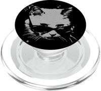 Y2K Cat Sunglasses Silly 90s 2000s Grunge Vintage Graphic PopSockets PopGrip para MagSafe