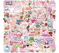 Y2K Downtown Girls - Paquete de 200 calcomanías estéticas de graffiti, calcomanías con citas inspiradoras para equipaje, guitarra, laptop, vinilo impermeable para adolescentes, álbumes de recortes