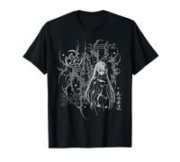 Y2K Grunge Anime Goth Alt Sigilism Japanese Ninja Graphic Camiseta