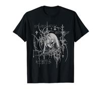 Y2K Grunge Anime Goth Alt Sigilism Japanese Zombie Graphic Camiseta gráfica económica