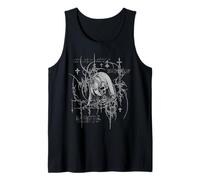Y2K Grunge Anime Goth Alt Sigilism Japanese Zombie Graphic Camiseta sin Mangas
