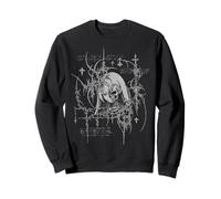 Y2K Grunge Anime Goth Alt Sigilism Japanese Zombie Graphic Sudadera