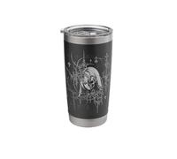Y2K Grunge Anime Goth Alt Sigilism Japanese Zombie Graphic Vaso térmico de acero inoxidable de doble pared