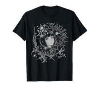 Y2K Grunge Anime Goth Japanese Girl Cybersigilism Graphic Camiseta