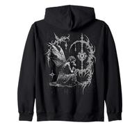 Y2K Grunge Fairy Alt Gothic Sigilism Vintage Graphic Sudadera con Capucha