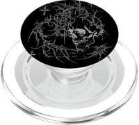 Y2K Grunge Goth Alt Skull Sigilism Vintage Graphic PopSockets PopGrip para MagSafe