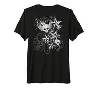 Y2k Grunge Skull Wings 2000s 90s EMO Harajuku Goth Camiseta Premium