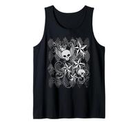 Y2k Grunge Skull Wings 2000s 90s EMO Harajuku Goth Camiseta sin Mangas
