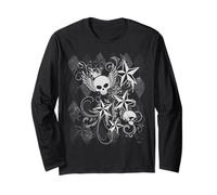 Y2k Grunge Skull Wings 2000s 90s EMO Harajuku Goth Manga Larga