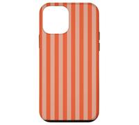 Y2K Indie Rayas Naranja Estética Retro Diseño Gráfico Carcasa para iPhone 12 mini