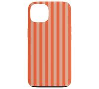 Y2K Indie Rayas Naranja Estética Retro Diseño Gráfico Carcasa para iPhone 13