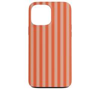 Y2K Indie Rayas Naranja Estética Retro Diseño Gráfico Carcasa para iPhone 13 Pro Max