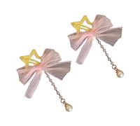 Y2K - Juego de 2 pinzas para el pelo para mujer y niña, diseño de estrella, accesorio para el hogar, broches de metal para el cabello