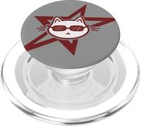 Y2K Lindo Kawaii 90s Cool Starry Cat PopSockets PopGrip para MagSafe